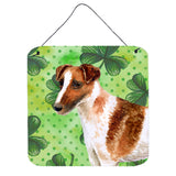 Caroline'S Treasures Smooth Fox Terrier Metal Print, 6H X 6W, St Patrick'S Day