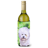 Caroline'S Treasures Bichon Frise St Patrick'S Decorative Bottle Hugger, 750Ml, Multicolor