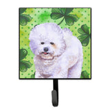 Caroline'S Treasures Bichon Frise St Patrick'S Wall Hook, Small, Multicolor