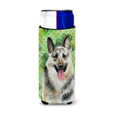 Caroline'S Treasures East-European Shepherd St Patrick'S Decorative Can Hugger, Slim, Multicolor
