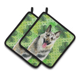Caroline'S Treasures East-European Shepherd Decorated Pot Holder, 7.5H X 7.5W, St Patrick'S Day