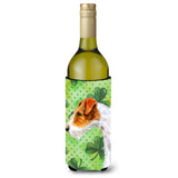 Caroline'S Treasures Fox Terrier St Patrick'S Decorative Bottle Hugger, 750Ml, Multicolor