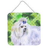Caroline'S Treasures Maltese Metal Print, 6H X 6W, St Patrick'S Day