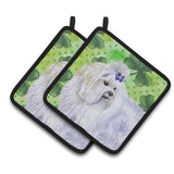 Caroline'S Treasures Maltese Decorated Pot Holder, 7.5H X 7.5W, St Patrick'S Day