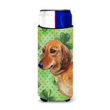 Caroline'S Treasures Dachshund St Patrick'S Decorative Can Hugger, Slim, Multicolor