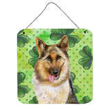 Caroline'S Treasures German Shepherd Metal Print, 6H X 6W, St Patrick'S Day