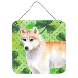 Caroline'S Treasures Siberian Husky Metal Print, 6H X 6W, St Patrick'S Day