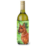 Caroline'S Treasures Miniature Pinscher St Patrick'S Decorative Bottle Hugger, 750Ml, Multicolor
