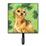 Caroline'S Treasures Chihuahua St Patrick'S Wall Hook, Small, Multicolor