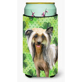 Caroline'S Treasures Chinese Crested St Patrick'S Decorative Can Hugger, Tall Boy, Multicolor
