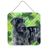 Caroline'S Treasures Giant Schnauzer Metal Print, 6H X 6W, St Patrick'S Day