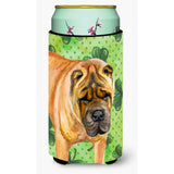 Caroline'S Treasures Shar Pei St Patrick'S Decorative Can Hugger, Tall Boy, Multicolor