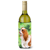 Caroline'S Treasures Cavalier Spaniel St Patrick'S Decorative Bottle Hugger, 750Ml, Multicolor