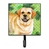 Caroline'S Treasures Golden Retriever St Patrick'S Wall Hook, Small, Multicolor