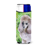 Caroline'S Treasures Poodle St Patrick'S Decorative Can Hugger, Slim, Multicolor