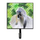 Caroline'S Treasures Shih Tzu St Patrick'S Wall Hook, Small, Multicolor