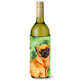 Caroline'S Treasures Small Brabant Griffon St Patrick'S Decorative Bottle Hugger, 750Ml, Multicolor
