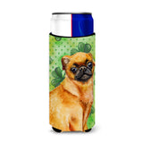 Caroline'S Treasures Small Brabant Griffon St Patrick'S Decorative Can Hugger, Slim, Multicolor