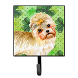 Caroline'S Treasures Morkie St Patrick'S Wall Hook, Small, Multicolor