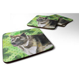 Caroline'S Treasures American Akita St Patrick'S Decorative Coasters, Multicolor