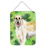 Caroline'S Treasures Irish Wolfhound St Patrick'S Metal Print, 16 X 12, Multicolor