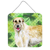 Caroline'S Treasures Irish Wolfhound Metal Print, 6H X 6W, St Patrick'S Day