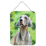 Caroline'S Treasures Weimaraner St Patrick'S Metal Print, 16 X 12, Multicolor