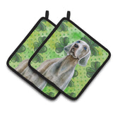 Caroline'S Treasures Weimaraner Decorated Pot Holder, 7.5H X 7.5W, St Patrick'S Day