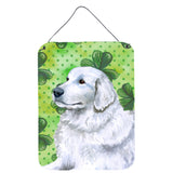 Caroline'S Treasures Maremma Sheepdog St Patrick'S Metal Print, 16 X 12, Multicolor