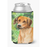 Caroline'S Treasures Rhodesian Ridgeback St Patrick'S Decorative Can Hugger, Multicolor