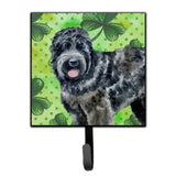 Caroline'S Treasures Black Russian Terrier St Patrick'S Wall Hook, Small, Multicolor