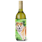 Caroline'S Treasures Shiba Inu St Patrick'S Decorative Bottle Hugger, 750Ml, Multicolor