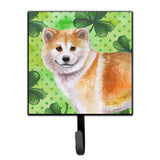 Caroline'S Treasures Shiba Inu St Patrick'S Wall Hook, Small, Multicolor