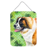 Caroline'S Treasures Saint Bernard St Patrick'S Metal Print, 16 X 12, Multicolor