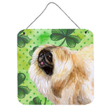 Caroline'S Treasures Pekingese Metal Print, 6H X 6W, St Patrick'S Day