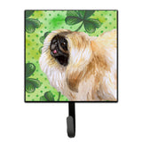 Caroline'S Treasures Pekingese St Patrick'S Wall Hook, Small, Multicolor