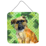 Caroline'S Treasures Brussels Griffon Metal Print, 6H X 6W, St Patrick'S Day