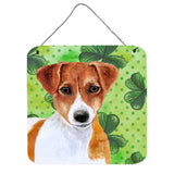 Caroline'S Treasures Jack Russell Terrier Metal Print, 6H X 6W, St Patrick'S Day