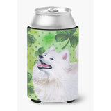 Caroline'S Treasures Samoyed St Patrick'S Decorative Can Hugger, Multicolor