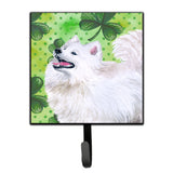 Caroline'S Treasures Samoyed St Patrick'S Wall Hook, Small, Multicolor