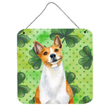 Caroline'S Treasures Basenji Metal Print, 6H X 6W, St Patrick'S Day