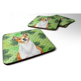 Caroline'S Treasures Basenji St Patrick'S Decorative Coasters, Multicolor