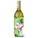 Caroline'S Treasures Bull Terrier St Patrick'S Decorative Bottle Hugger, 750Ml, Multicolor
