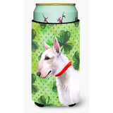 Caroline'S Treasures Bull Terrier St Patrick'S Decorative Can Hugger, Tall Boy, Multicolor