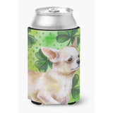 Caroline'S Treasures Chihuahua Leg Up St Patrick'S Decorative Can Hugger, Multicolor