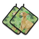 Caroline'S Treasures Italian Greyhound Decorated Pot Holder, 7.5H X 7.5W, St Patrick'S Day