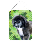 Caroline'S Treasures Newfoundland Puppy St Patrick'S Metal Print, 16 X 12, Multicolor