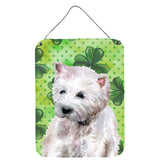 Caroline'S Treasures Westie St Patrick'S Metal Print, 16 X 12, Multicolor