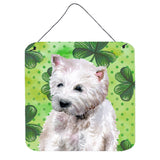 Caroline'S Treasures Westie Metal Print, 6H X 6W, St Patrick'S Day