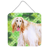 Caroline'S Treasures Afghan Hound Metal Print, 6H X 6W, St Patrick'S Day